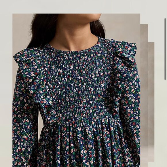 Polo Ralph Lauren Girls' Dress - Size 8-10Y - Picture 7 of 8
